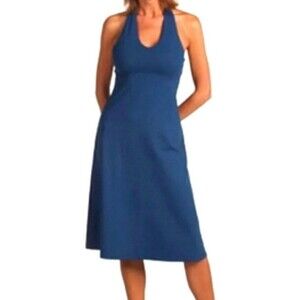 Patagonia Morning Glory Dress Size Medium Blue